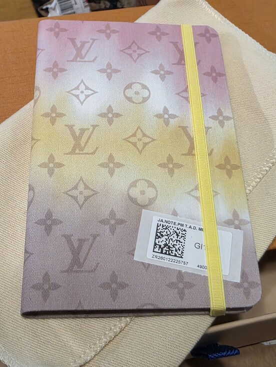 Louis Vuitton Accessories - Louis Vuitton Pastel PM Monogram Notebook Cover with Yellow Elastic